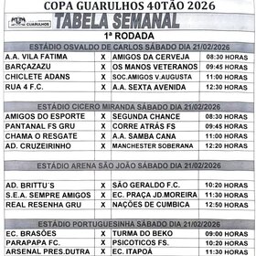 COPA GUIMA 40TÃO 2026 (VETERANO GUARULHOS)