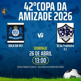 COPA DA AMIZADE 2026 - SÃO JOÃO