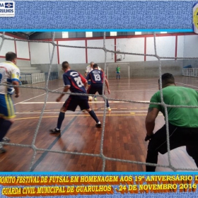 Festival de Futsal em homenagem aos 19º aniversário da GCM de Guarulhos