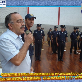 Festival de Futsal em homenagem aos 19º aniversário da GCM de Guarulhos