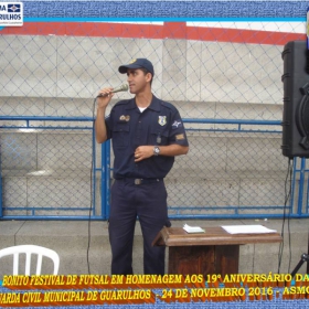 Festival de Futsal em homenagem aos 19º aniversário da GCM de Guarulhos