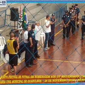 Festival de Futsal em homenagem aos 19º aniversário da GCM de Guarulhos