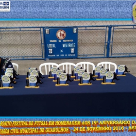 Festival de Futsal em homenagem aos 19º aniversário da GCM de Guarulhos