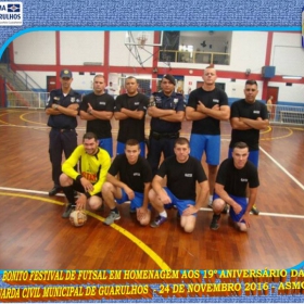 Festival de Futsal em homenagem aos 19º aniversário da GCM de Guarulhos