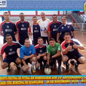 Festival de Futsal em homenagem aos 19º aniversário da GCM de Guarulhos