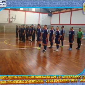 Festival de Futsal em homenagem aos 19º aniversário da GCM de Guarulhos