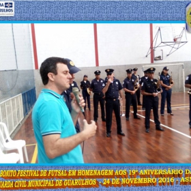 Festival de Futsal em homenagem aos 19º aniversário da GCM de Guarulhos