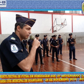 Festival de Futsal em homenagem aos 19º aniversário da GCM de Guarulhos
