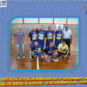 Festival de Futsal em homenagem aos 19º aniversário da GCM de Guarulhos