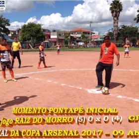 RAIZ DO MORRO CAMPEÃO DA COPA ARSENAL 2017