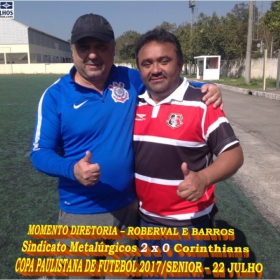 SINDICATO DOS METALÚRGICOS DE GUARULHOS VENCE O CORINTHIANS