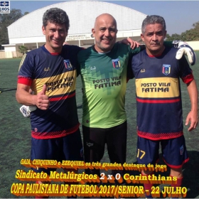 SINDICATO DOS METALÚRGICOS DE GUARULHOS VENCE O CORINTHIANS