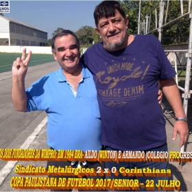 SINDICATO DOS METALÚRGICOS DE GUARULHOS VENCE O CORINTHIANS