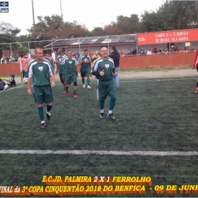 PALMIRA CAMPEÃO DA 3ª COPA CINQUENTÃO 2018 DO BENFICA