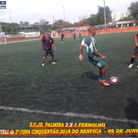 PALMIRA CAMPEÃO DA 3ª COPA CINQUENTÃO 2018 DO BENFICA
