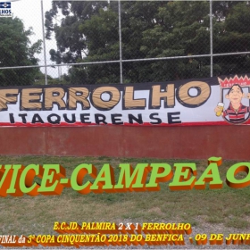 PALMIRA CAMPEÃO DA 3ª COPA CINQUENTÃO 2018 DO BENFICA