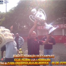 PALMIRA CAMPEÃO DA 3ª COPA CINQUENTÃO 2018 DO BENFICA