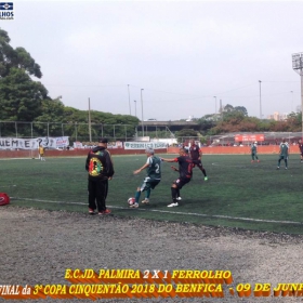 PALMIRA CAMPEÃO DA 3ª COPA CINQUENTÃO 2018 DO BENFICA