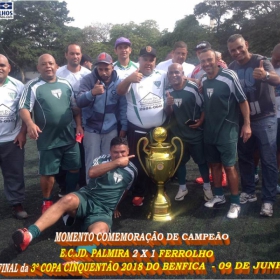 PALMIRA CAMPEÃO DA 3ª COPA CINQUENTÃO 2018 DO BENFICA