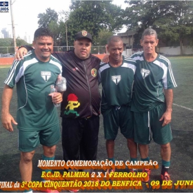 PALMIRA CAMPEÃO DA 3ª COPA CINQUENTÃO 2018 DO BENFICA