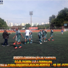 PALMIRA CAMPEÃO DA 3ª COPA CINQUENTÃO 2018 DO BENFICA