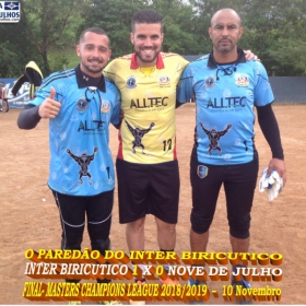 INTER BIRICUTICO É CAMPEÃO