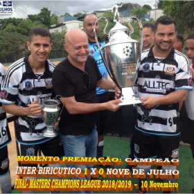 INTER BIRICUTICO É CAMPEÃO