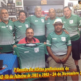 3º ENCONTRO DOS ATLETAS DA AD. VILA DAS PALMEIRAS ANOS 1981 A 1993