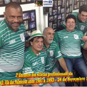 3º ENCONTRO DOS ATLETAS DA AD. VILA DAS PALMEIRAS ANOS 1981 A 1993