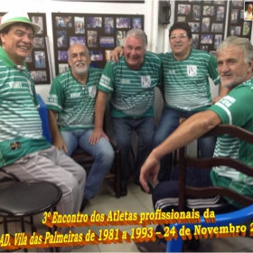 3º ENCONTRO DOS ATLETAS DA AD. VILA DAS PALMEIRAS ANOS 1981 A 1993