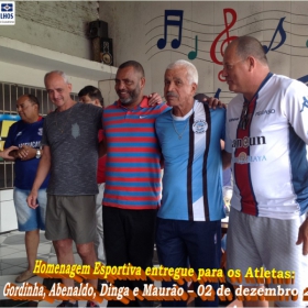 HOMENAGEM ESPORTIVA