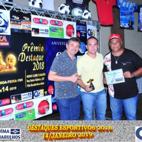 DESTAQUES ESPORTIVOS 2018