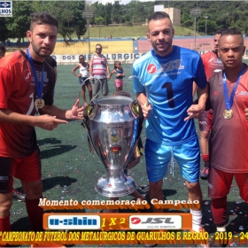 25º CAMPEONATO DE FUTEBOL DO SINDICATO DOS METALÚRGICOS DE GUARULHOS E REGIÃO -2019