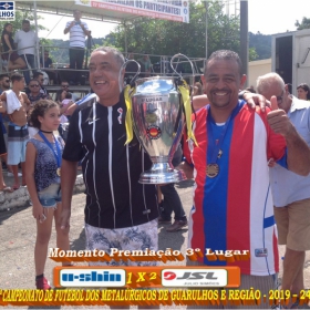 25º CAMPEONATO DE FUTEBOL DO SINDICATO DOS METALÚRGICOS DE GUARULHOS E REGIÃO -2019