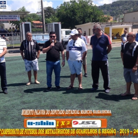 25º CAMPEONATO DE FUTEBOL DO SINDICATO DOS METALÚRGICOS DE GUARULHOS E REGIÃO -2019