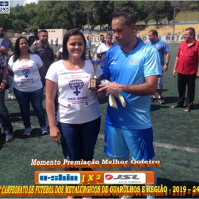 25º CAMPEONATO DE FUTEBOL DO SINDICATO DOS METALÚRGICOS DE GUARULHOS E REGIÃO -2019