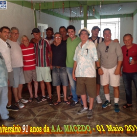 ANIVERSÁRIO DE 91 ANOS DA A.A. MACEDO