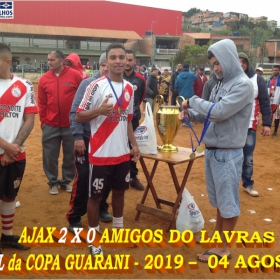 AJAX É O GRANDE CAMPEÃO DA COPA GUARANI 2019