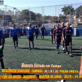 METALÚRGICOS GUARULHOS É O CAMPEÃO