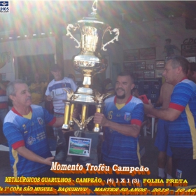 METALÚRGICOS GUARULHOS É O CAMPEÃO