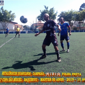 METALÚRGICOS GUARULHOS É O CAMPEÃO