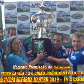 2ª COPA SILFARMA MASTER 2019