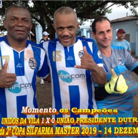 2ª COPA SILFARMA MASTER 2019