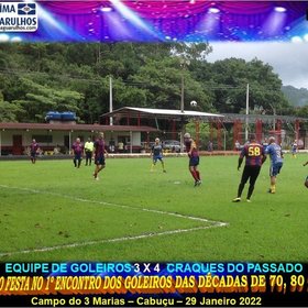1º ENCONTRO DOS GOLEIROS DAS DÉCADAS DE 70, 80 e 90. 