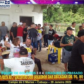 1º ENCONTRO DOS GOLEIROS DAS DÉCADAS DE 70, 80 e 90. 