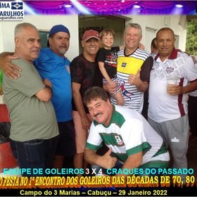 1º ENCONTRO DOS GOLEIROS DAS DÉCADAS DE 70, 80 e 90. 