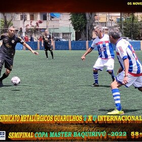 SINDICATO METALÚRGICOS - CAMPEÃO COPA BAQUIRIVÚ 2022  58+