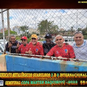 SINDICATO METALÚRGICOS - CAMPEÃO COPA BAQUIRIVÚ 2022  58+