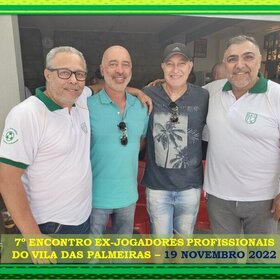 7º ENCONTRO DOS EX-PROFISSIONAIS DO A.D. VILA DAS PALMEIRAS