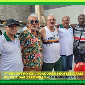 7º ENCONTRO DOS EX-PROFISSIONAIS DO A.D. VILA DAS PALMEIRAS